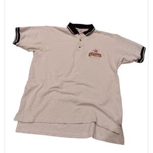 Vintage Astro Classic Beige Polo Shirt  Sz M